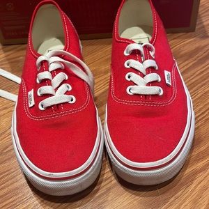 Vans size 7 in women’s.